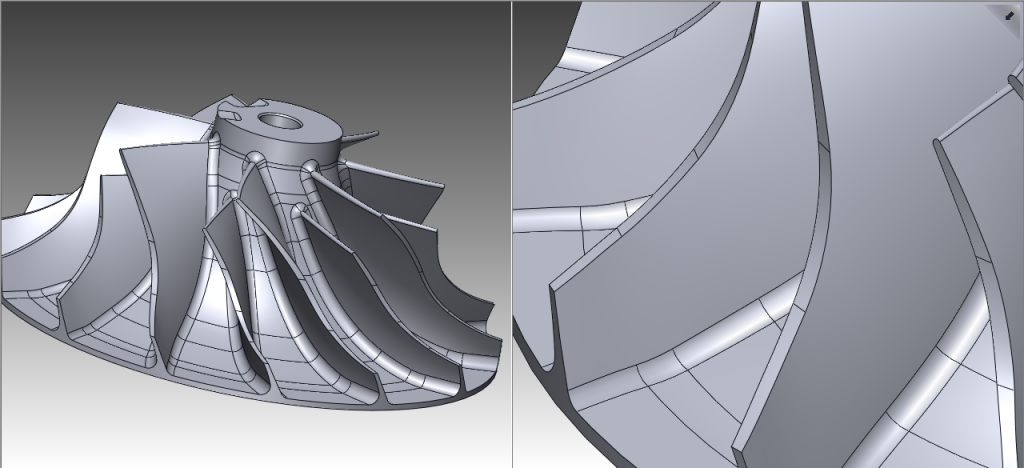 Impeller-Model | Shape Fidelity